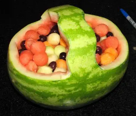 Image titled Watermelon fruit salad basket instruction 9_415