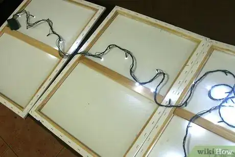 Image titled Design Three Panel, Light Up Dandelion Wall Art Step 9