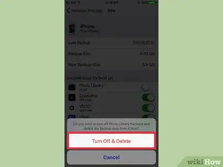 Image titled Check Available iCloud Storage on an iPhone Step 11