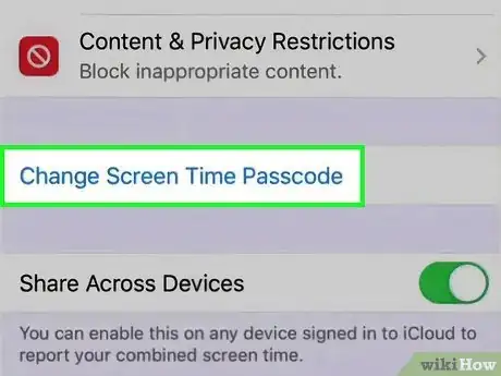 Image titled If You Cannot Remember Your Screen Time Passcode Step 3