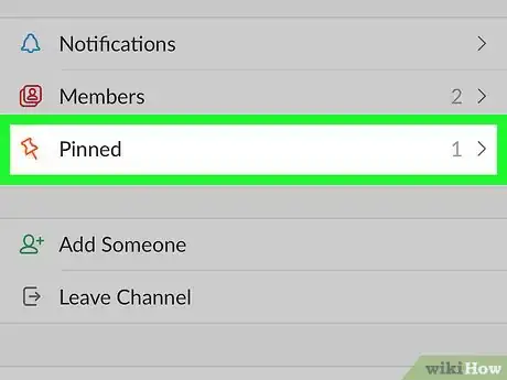 Image titled Unpin on Slack on iPhone or iPad Step 5