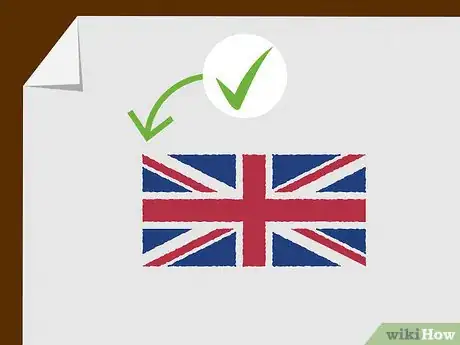 Image titled Know if a Union Jack Has Been Hung Upside Down Step 05