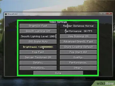 Image titled Turn Up Your Gamma in Minecraft Step 4
