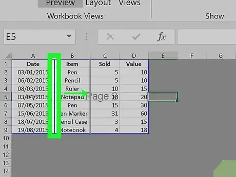 Image titled Adjust Page Breaks in Excel Step 5