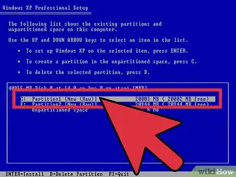Image titled Format a PC and Install Windows XP SP3 Step 7
