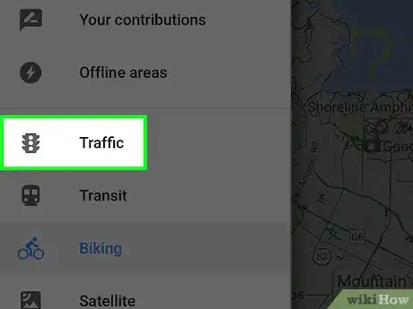 Image titled See Traffic Patterns on Google Maps on an iPhone Step 3