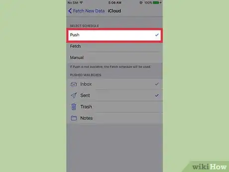 Image titled Receive iCloud Emails to Your iPhone Automatically Step 7