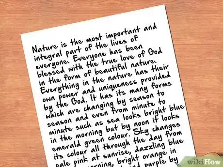 Image titled Write a Poem About Nature Step 3