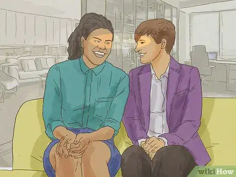 Image titled Flirt Using Body Language (Girls) Step 1