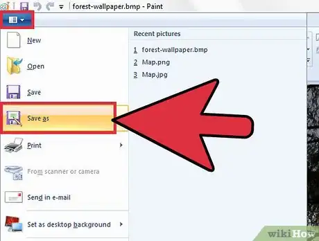 Image titled Convert BMP to JPEG Using Microsoft Paint Step 3