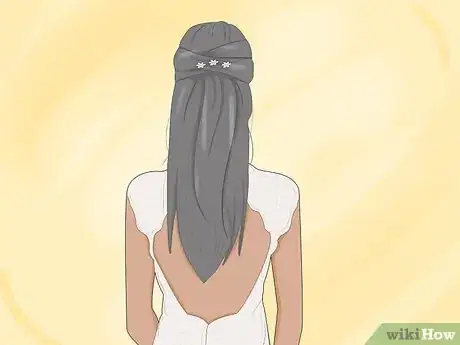 Image titled Pick a Half Up Wedding Hairstyle Step 6
