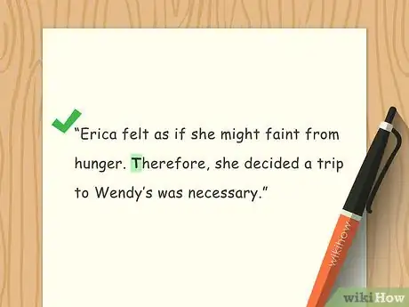 Image titled Use Therefore in a Sentence Step 6