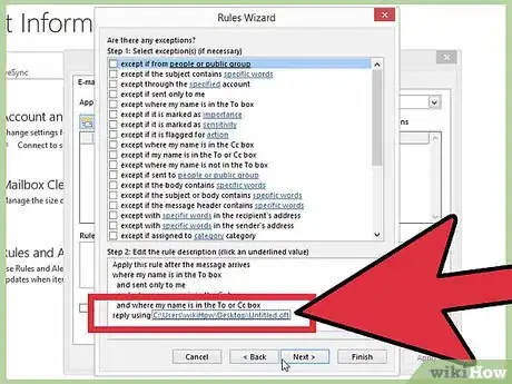 Image titled Turn On or Off the Out of Office Assistant in Microsoft Outlook Step 14