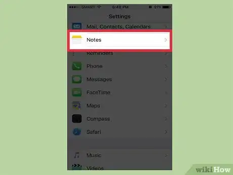 Image titled Password Protect Your Notes in iOS Step 2