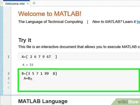 Image titled Define, Add, and Subtract Matrices in MATLAB Step 9