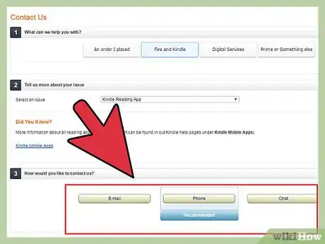 Image titled Contact Kindle Step 5