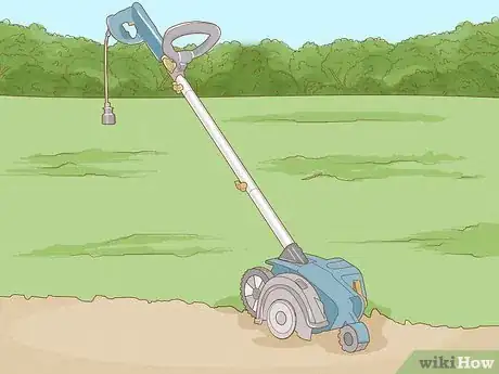 Image titled Weed Whip Fence and Curb Lines Step 2