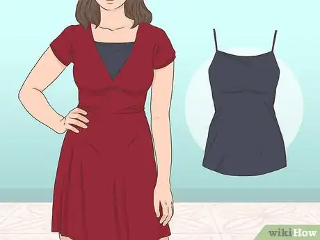 Image titled Cover Cleavage in a Formal Dress Step 1