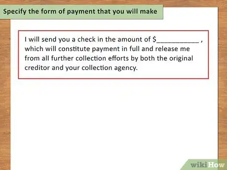 Image titled Write a Debt Negotiation Letter Step 12