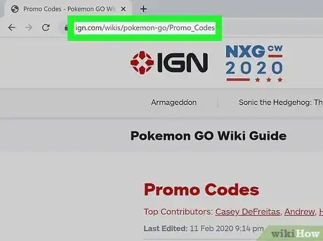 Image titled Get Promo Codes for Pokemon Go Step 1