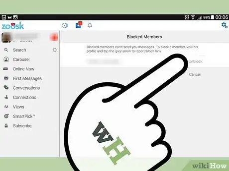 Image titled Unblock a Zoosk Account Step 11