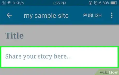Image titled Publish a Blog Post on Android Step 9
