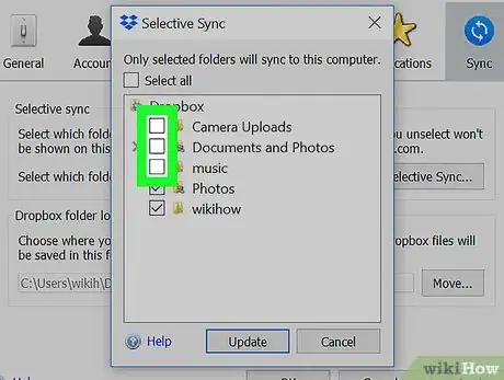 Image titled Not Sync a Dropbox Folder on PC or Mac Step 6
