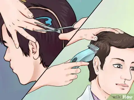 Image titled Cut a Faux Hawk Step 8