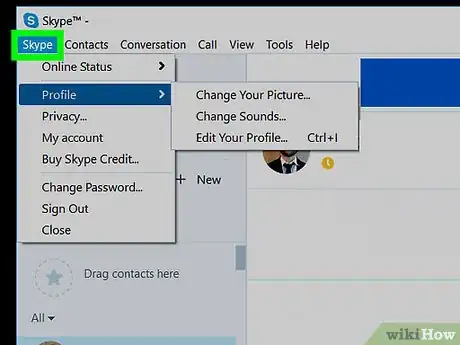 Image titled Hide Your Birthday on Skype on PC or Mac Step 2
