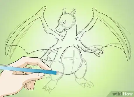 Image titled Draw Charizard Step 9