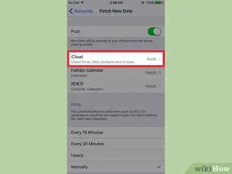 Image titled Receive iCloud Emails to Your iPhone Automatically Step 6