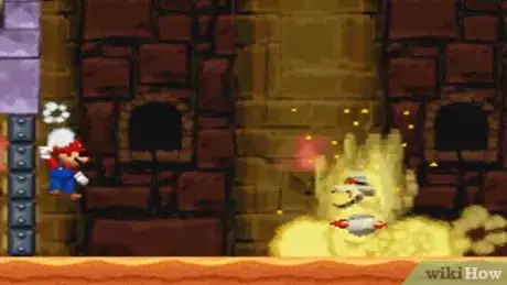 Image titled Defeat the Boss in the Last Castle of World 2 As Mini Mario Step 3