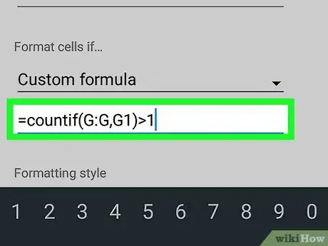 Image titled Highlight Duplicates on Google Sheets on Android Step 7