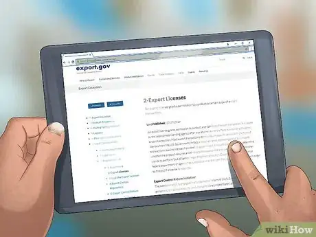 Image titled Obtain an Export License Step 1