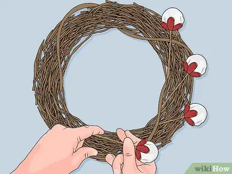 Image titled Make a Cotton Wreath Step 8