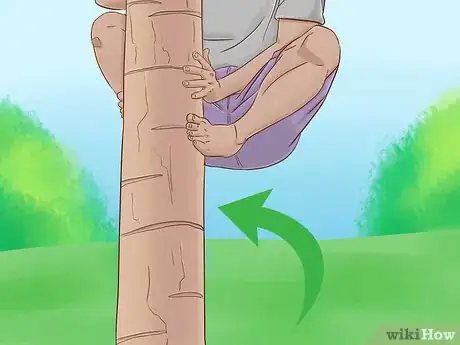 Image titled Climb a Tree With No Branches Step 12