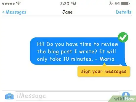 Image titled Write a Business Text Message Step 6