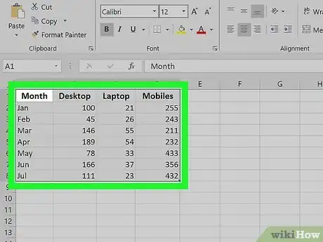 Image titled Insert an Excel Table into Word Step 2