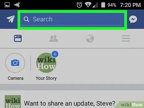 Image titled Post to a Facebook Group on Android Step 2