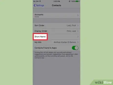 Image titled Shorten Contact Names on an iPhone Step 3