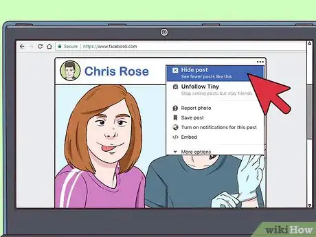 Image titled Ignore People on Facebook Step 4