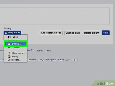 Image titled Make Photos Private on Facebook Step 28
