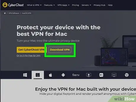 Image titled Use Cyberghost VPN Step 2