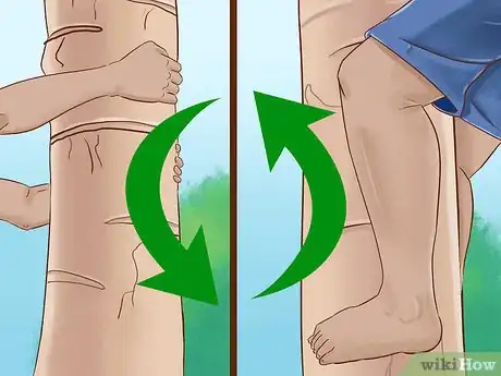 Image titled Climb a Tree With No Branches Step 15