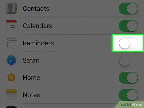 Image titled Stop Syncing iPhone Reminders to iCloud Step 4
