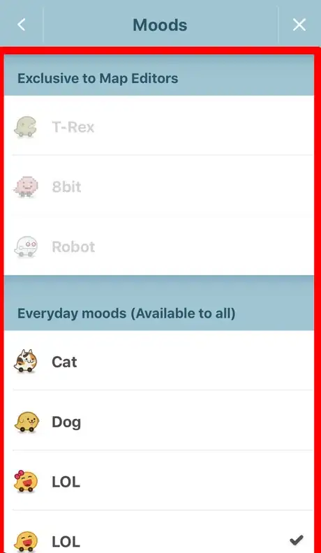 Image titled Change Your Public Mood Icon in Waze Step 4.png