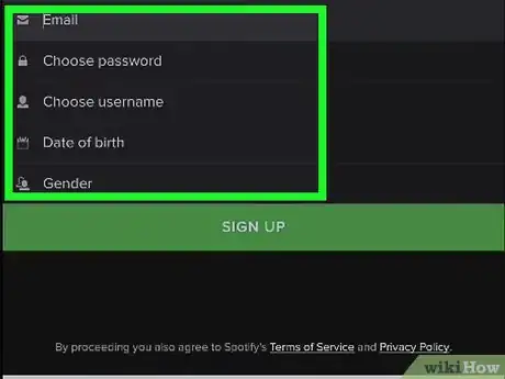 Image titled Create a Spotify Account Without Facebook on Android Step 3