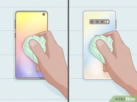 Image titled Clean Samsung Galaxy S10 Step 1