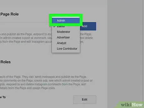 Image titled Give Someone an Admin Role on Your Facebook Page Step 10
