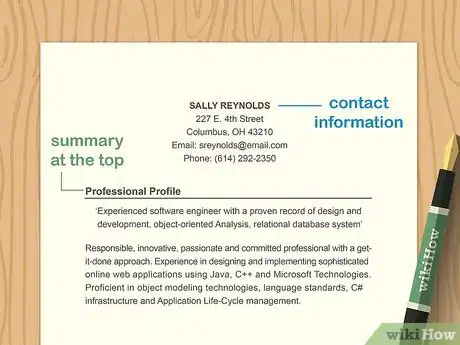 Image titled Write a CV Summary Step 9